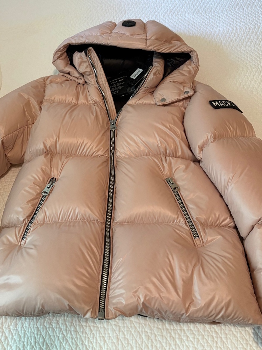 Mackage NWT petal pink coat Sz 14